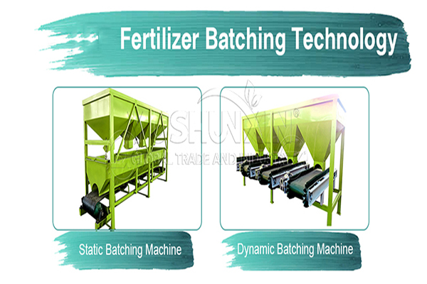fertilizer batching machine for bio fertilizer production line