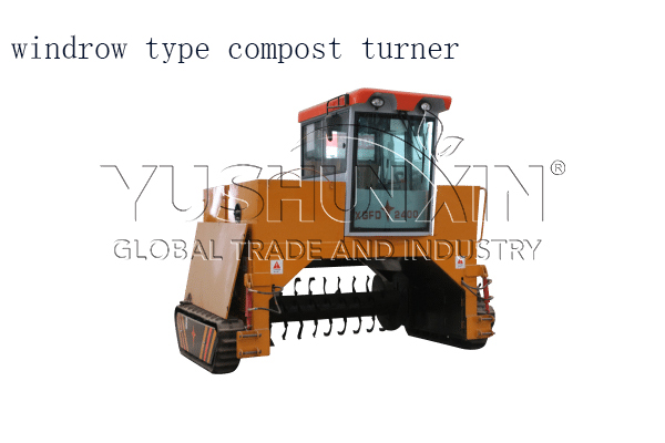 windrow type compost turner